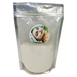 White Kaolin Clay unscented 8 Oz resealable bag, face mask clay