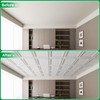 Art3d 12 Pack PVC Ceiling Tiles 24x24 Inches Waterproof Drop