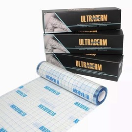 UltraDerm Film Bandages for Tattoo Aftercare - Tattoo Bandages to Ensure Cleanliness and Optimal Healing (8 Yard Roll (5.9 Inch x 8-Yard))