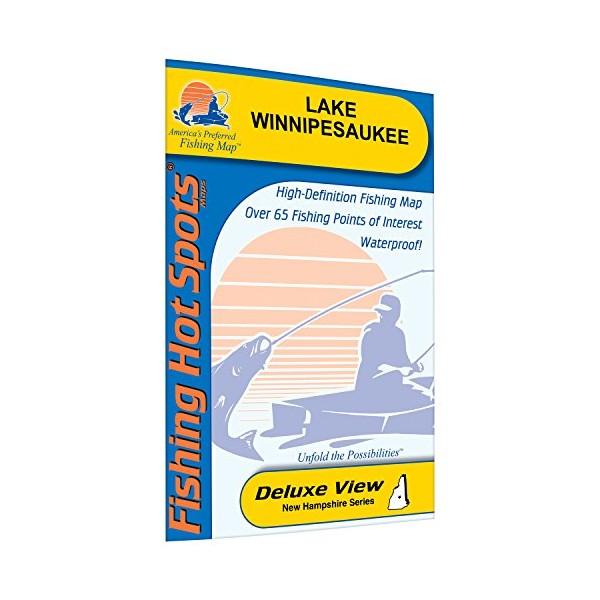 Winnipesaukee Fishing Map, Lake
