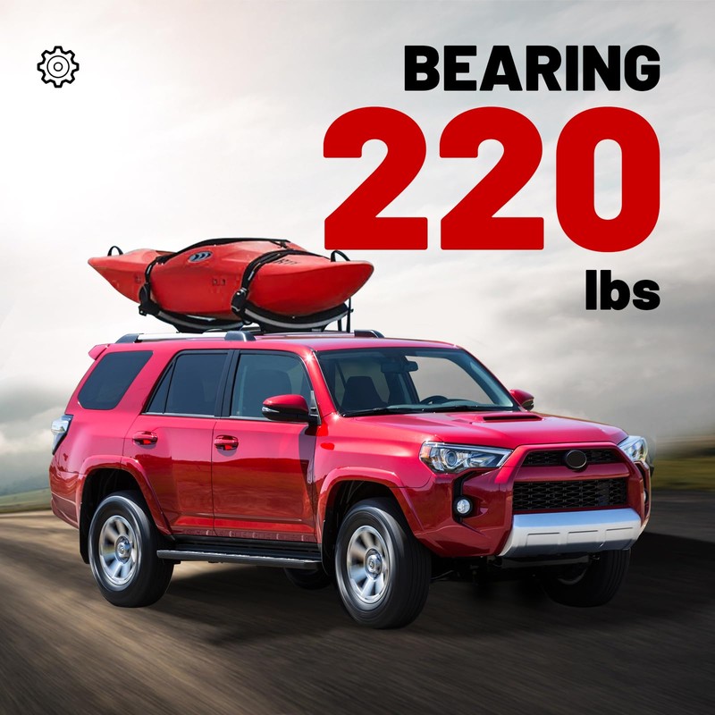 LINGHANG 220LBS Roof Rack Cross Bars Fit for Toyota 4Runner