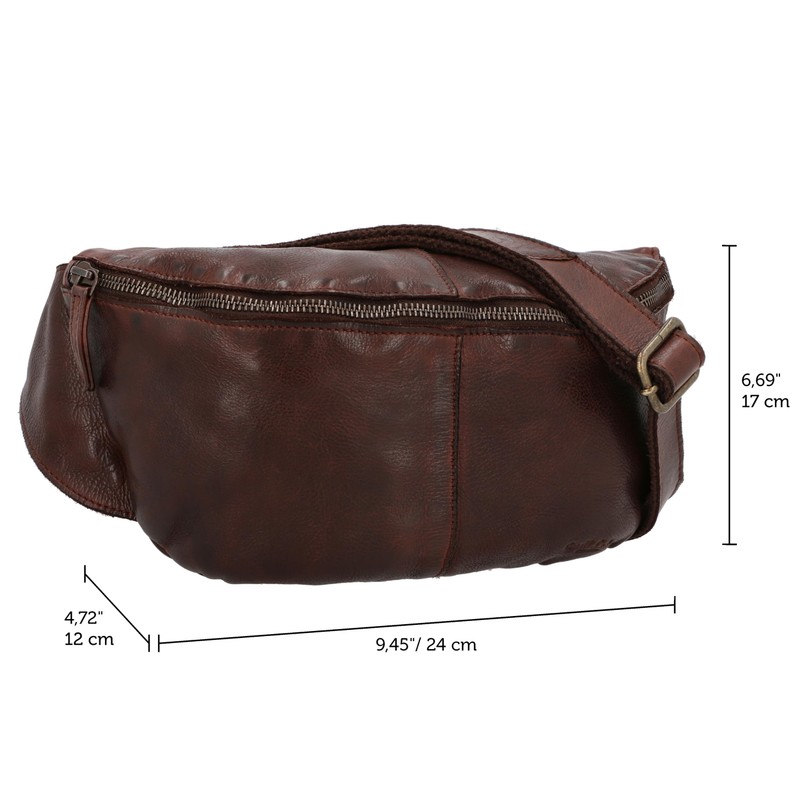 Akira Belt Bag Bum Bag Waist Bag Festival Bag Brown