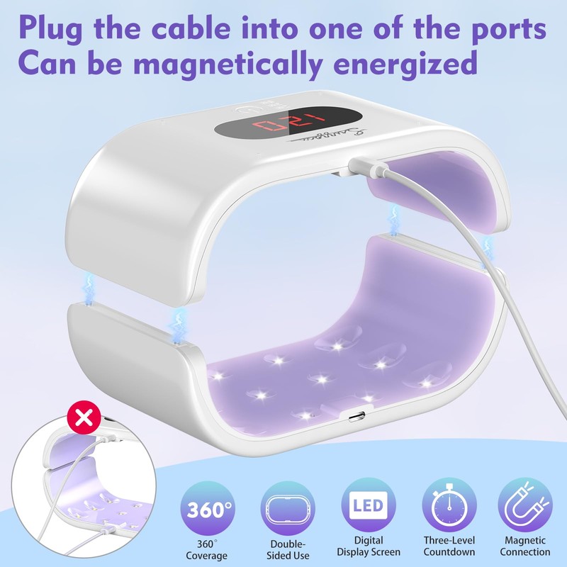 Suzzam UV Light for Resin, Large Double-Sided UV Resin Light,