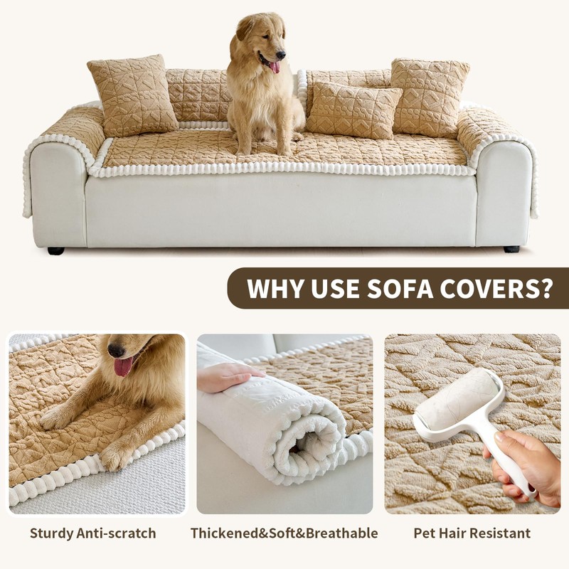 PJLZJFBY Non Slip Couch Arm Covers, Soft Recliner Backrest Cover
