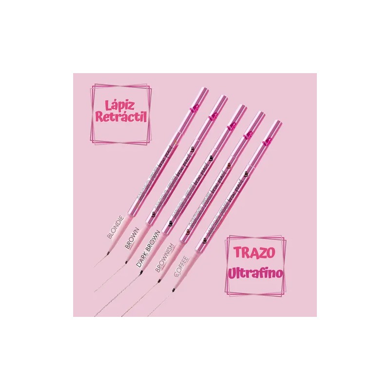 Lápiz De Cejas Pink Up Micro Fine Brow Pencil