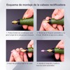 Mini Taladro Eléctrico, Amoladora, Grabador, Herramienta de Tallado Giratorio, Kit