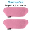 Crutch Comfort Perfect Pink Premium Underarm Pad Set With Soft
