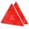 SIRLOMU 2 Pack Standard Reflector for Trailer Rear, Triangle Rear