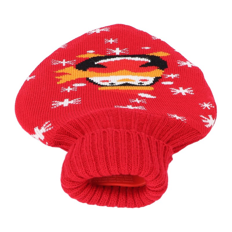 Hot Water Bottle Rubber Leakproof Relieve Pain Cute Knit Cover