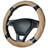 coofig Steering Wheel Cover 15Inch Soft Microfiber Leather Fashion Anti-Slip