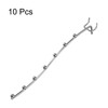 HARFINGTON 10pcs Pegboard Waterfall Hook Shelving Hooks 10.63" Stainless Steel