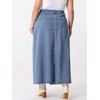 Agnes Orinda Women's Plus Size Casual Jean Skirt High Waisted