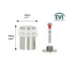 EVI Door Stopper | Stainless Steel Brass Floor Door Stop