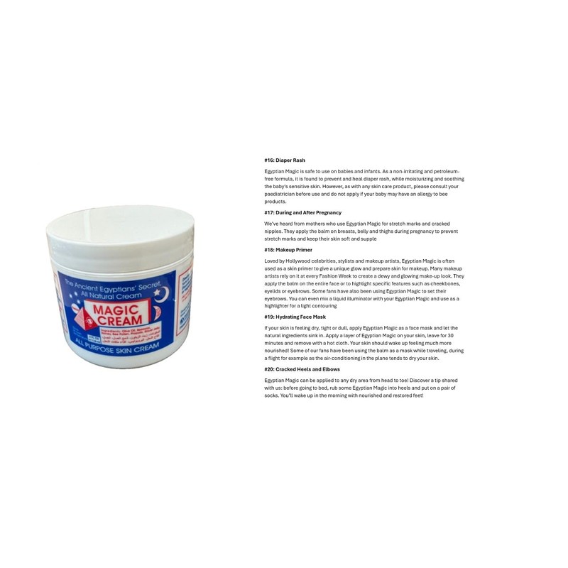 All Purpose Natural Magic Cream, Moisturise Hair, Nails, Skin, Lips,