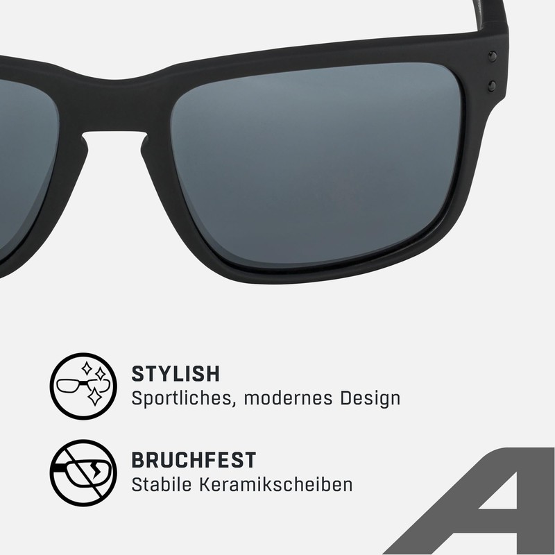 ALPINA KOSMIC Sunglasses, All Black Matt, One Size