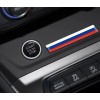 DIGIART INTERNATIONAL 1 COLOMBIAN COLOMBIA FLAG 3D EPOXY CAR EMBLEM