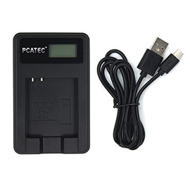 PCATEC Canon NB-4L Compatible USB Charger, 4-Level Display Specifications, IXY Digital Wireless (USB Charger, LCD Included)