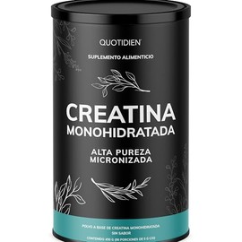 Quotidien | Creatina Monohidratada Micronizada de pureza superior a cualquier alternativa | Ideal para gym y pre-entreno y también uso diario | 90 Por