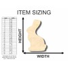 Unfinished Wood Easter Bunny Shape Craft up to 46" DIY