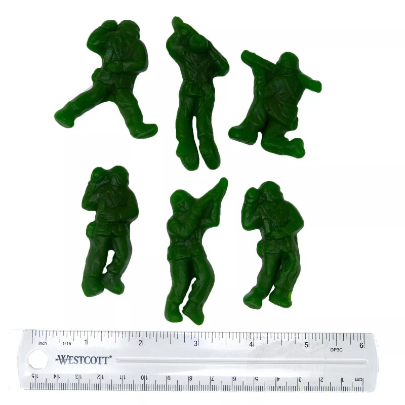 Albanese Green Gummi Army Guys - CHOOSE SIZE! FREE SHIPPING!