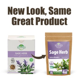 4 oz. Dried Sage Herb Herbs Tea (Salvia Officinalis) - 113g (4 oz) Herbal Tea Salvia Sage
