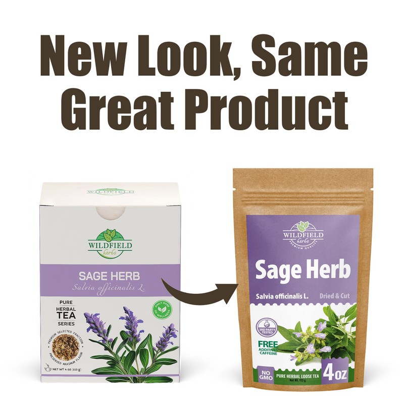 4 oz. Dried Sage Herb Herbs Tea (Salvia Officinalis) -