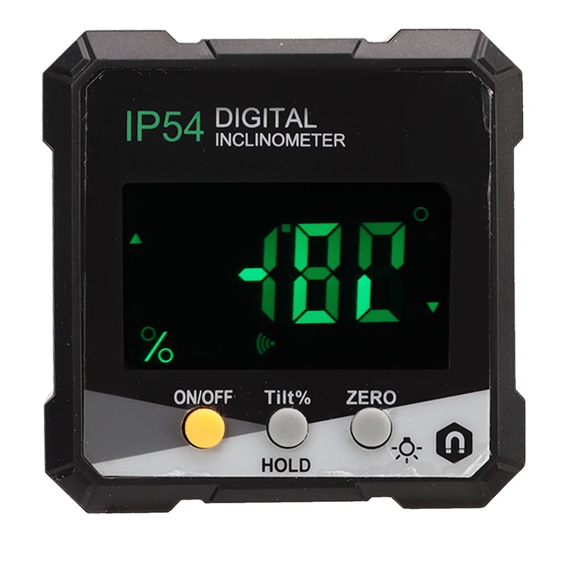 Digital Inclinometer LCD Display Protractor Magnetic Level Box Angle Finder
