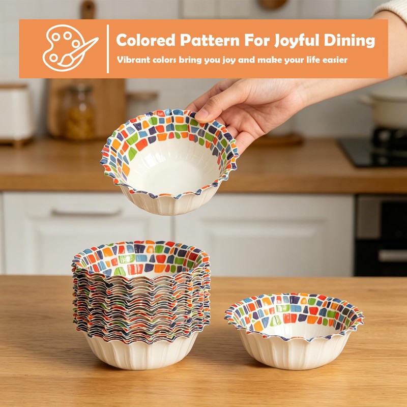 Cherypick Paper Bowls 8 oz/240 ml, 30 Pack Strong &