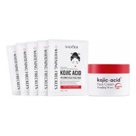 Crema Facial Ácido Kójico + Mascarillas, Manchas Paño Y Sol