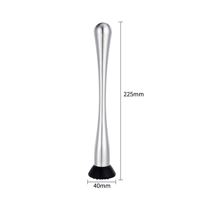 NUZAMAS Ice Crushing Rod 225mm Ice Mixer Shaker Cocktail Muddler