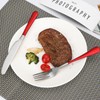 24-Piece Silverware Set with Organizer,Heavy Duty Stainless Steel Silverware for