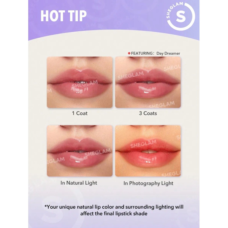 Sheglam Jelly Wow Aceite Labial Tintado - Pinky Swear