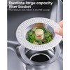 Kitchen Sink Drain Strainer and Stopper Combo, 3 in 1