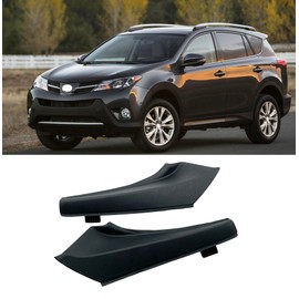 Fit For Toyota RAV4 2013-2018 Pair Front Wiper Side Cowl Extension Cover Trim Black Fender to Cowl Hood Side Seal