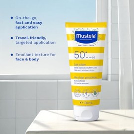 Mustela Loción Solar De Alta Protección FPS 50+, 100ml