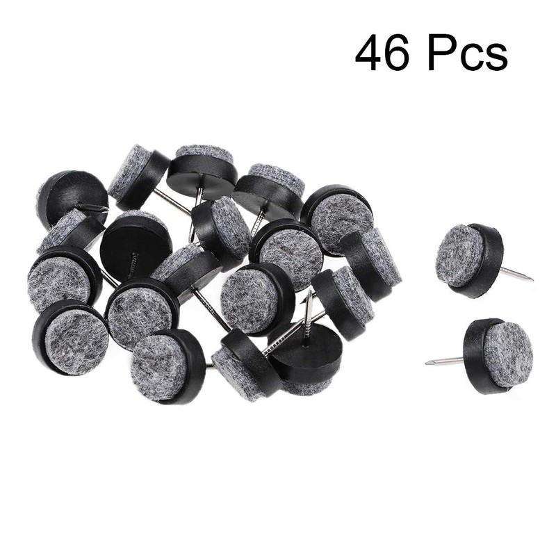 sourcing map Nail On Furniture Felt Pads Glide Chair Table
