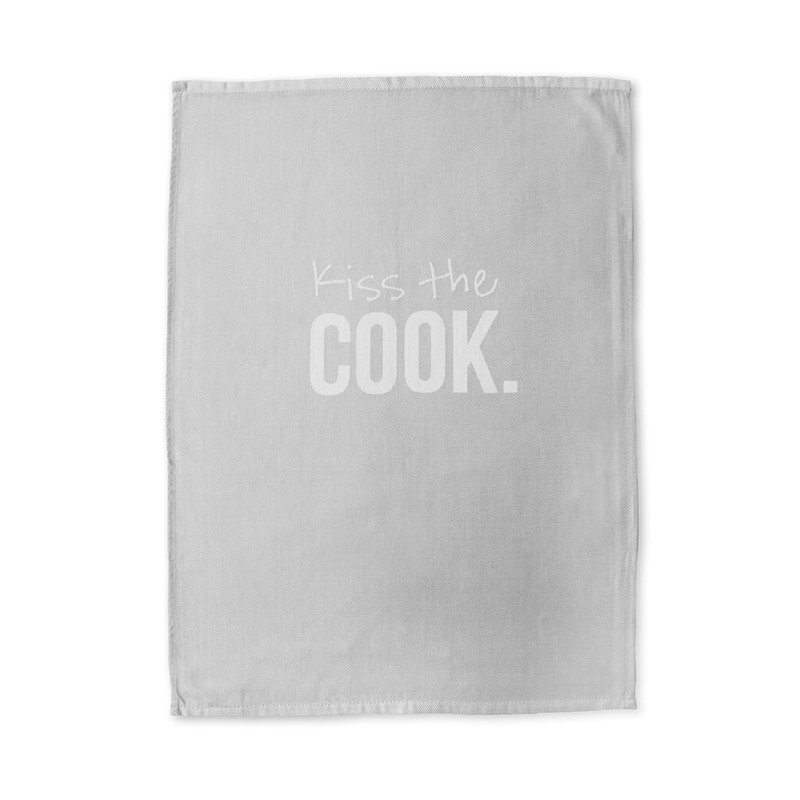 jilda-tex Kiss The Cook Tea Towels, Pack of 6, 100%
