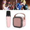 Portable Karaoke Machine LED Dynamic Light Small Bluetooth Speaker with
