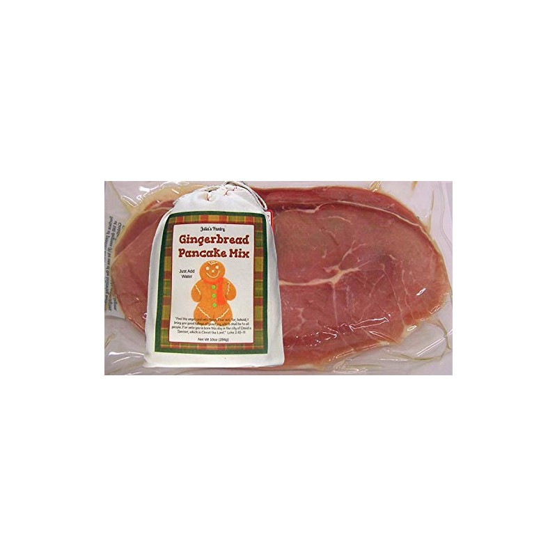 Country Ham and Pancakes (Gingerbread Pancakes)