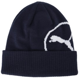 PUMA 026045 Men's Golf Circle Cat Beanie, deep navy