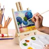 Belle Vous 4 Pack Wooden Tabletop Art Display Easels -