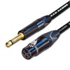 Van Damme & Neutrik Female XLR To 1/4-Inch Mono Jack