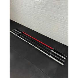 7' Premium Olympic Barbell 45lb - Color: Silver