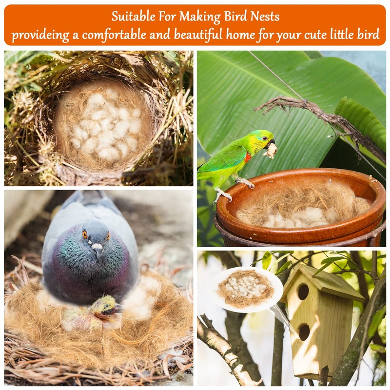 Sukh 2 Pack Bird Nesting Material - Bird Nests Bedding