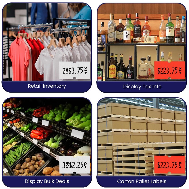 Perco Lite 1 Line Price Gun with Labels Kit -