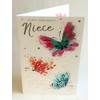 Niece Birthday Card - Size 6" X 9"