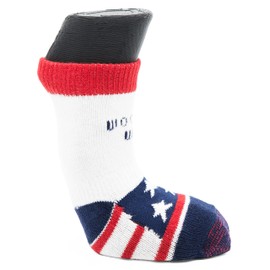 Woodrow Wear, Power Paws Advanced Dog Socks, American Flag, XL, Fits 95-130 pounds
