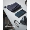 VULKIT Porta Pasaporte de Cuero con Bloqueo RFID y Correa