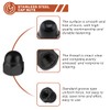 Drenky Cap Nuts M8 Black Stainless Steel A2 V2A Acorn
