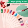 Adecco LLC - Juego de 200 uñas postizas con forma